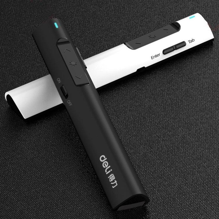 Deli Bút lật trang điều khiển từ xa trình chiếu kinh doanh 2.4G, 2801 Đen (Ánh sáng đỏ), 2801 Trắng (Ánh sáng đỏ), 2801G Đen (Ánh sáng xanh), 2801G Trắng (Ánh sáng xanh), TM2801 Đen (Ánh sáng đỏ), TM2801 Trắng (Ánh sáng đỏ)