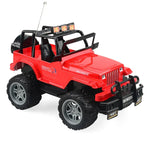 Đồ chơi xe điều khiển từ xa bốn chiều điện cho trẻ em, Tỷ lệ 1:18, SUV đỏ 6061