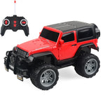 Đồ chơi xe điều khiển từ xa bốn chiều điện cho trẻ em, Tỷ lệ 1:18, SUV đỏ 6061