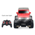 Đồ chơi xe điều khiển từ xa bốn chiều điện cho trẻ em, Tỷ lệ 1:18, SUV đỏ 6061