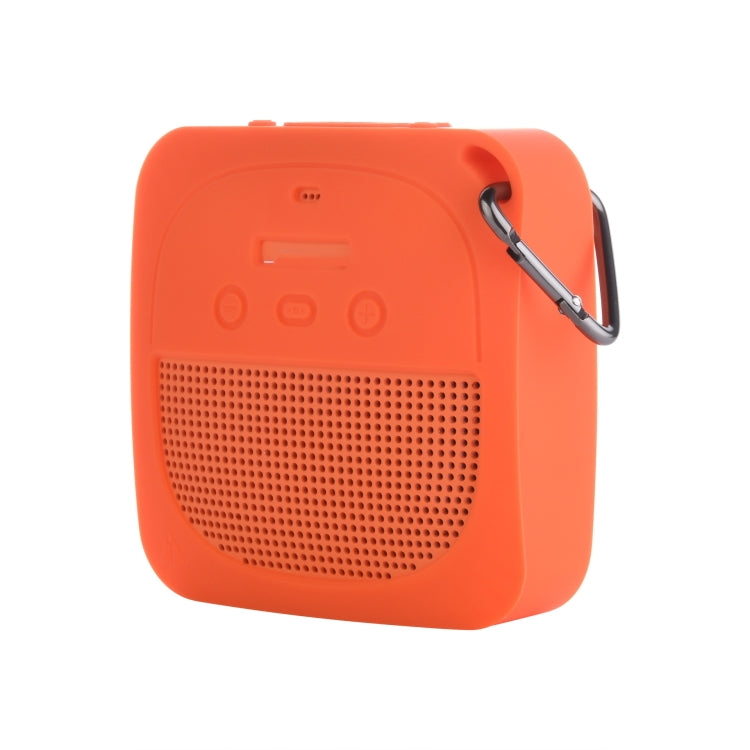 Bọc bảo vệ lưu trữ âm thanh chống rơi bằng silicone cho Bose Soundlink Micro, vỏ silicone màu cam, vỏ silicone màu xám đậm