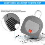 Bọc bảo vệ loa Bluetooth bằng silicone chống rơi cho JBL Clip 3, màu hồng, đen, xám trung bình, xám đậm xanh, xanh ngọc