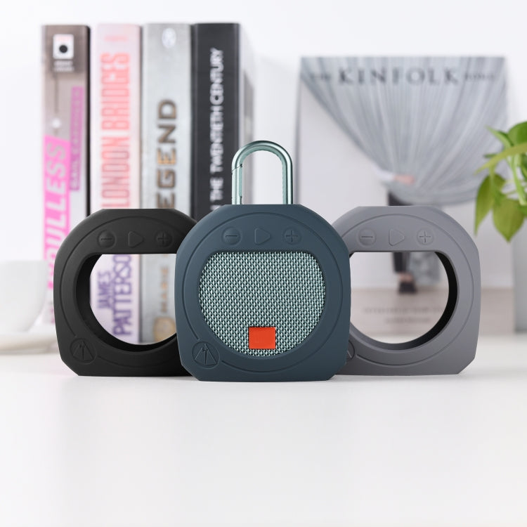 Bọc bảo vệ loa Bluetooth bằng silicone chống rơi cho JBL Clip 3, màu hồng, đen, xám trung bình, xám đậm xanh, xanh ngọc