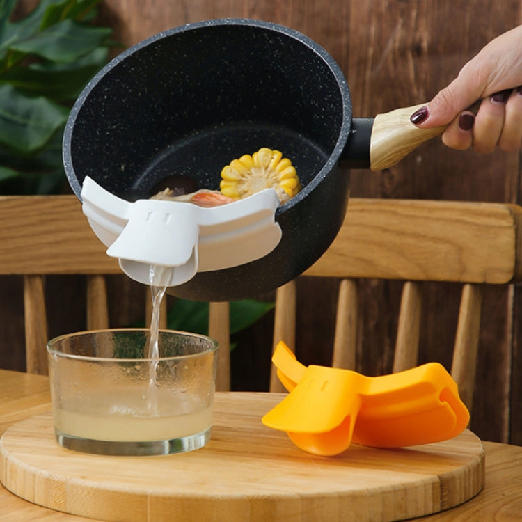 Bộ 5 miếng chắn cạnh nồi chảo chống tràn, thiết bị đổ nước hình mỏ vịt, chắn cạnh nồi chảo