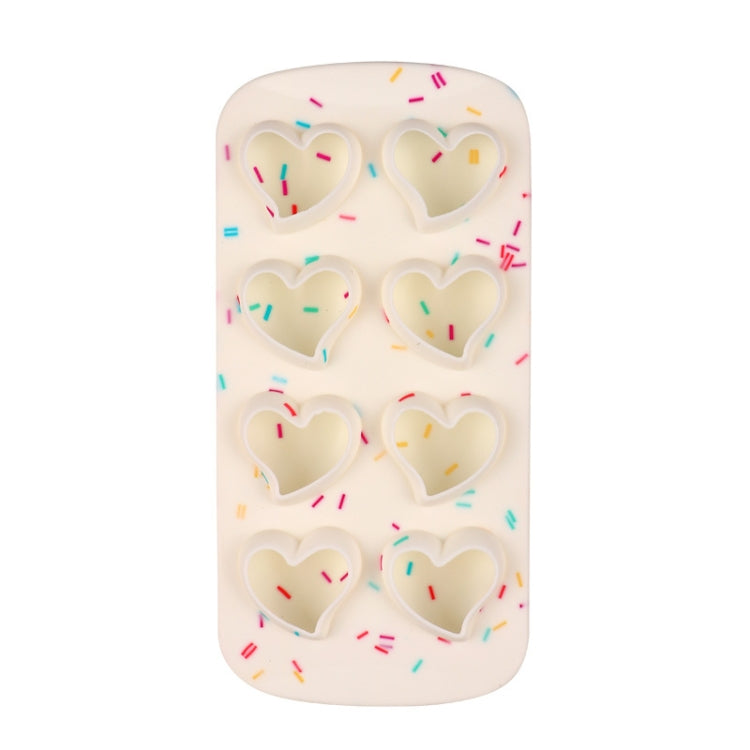 2 cái Khuôn làm đá silicone sáng tạo 8 khuôn liên tục Hộp làm đá tự làm tại nhà, kiểu:, Gạch (Xanh dương), Gạch (Màu kẹo), Gạch (Thạch), Hình trái tim (Hiệu ứng kẹo), Hình trái tim (Hiệu ứng thạch), Năm sao (Hiệu ứng kẹo)