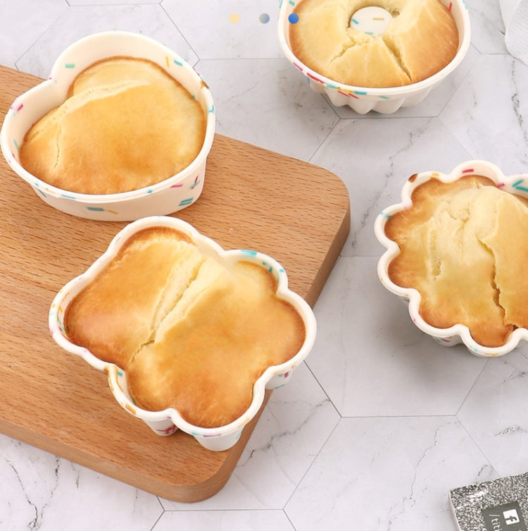 Khuôn bánh cupcake silicone DIY sáng tạo, kiểu: Gấu (Hồng Macaron), Hình hoa (Xanh Macaron), Hình hoa (Hồng Macaron), Hình hoa (Màu kẹo), Rỗng (Xanh lam Macaron), Rỗng (Hồng Macaron), Rỗng (Màu kẹo)