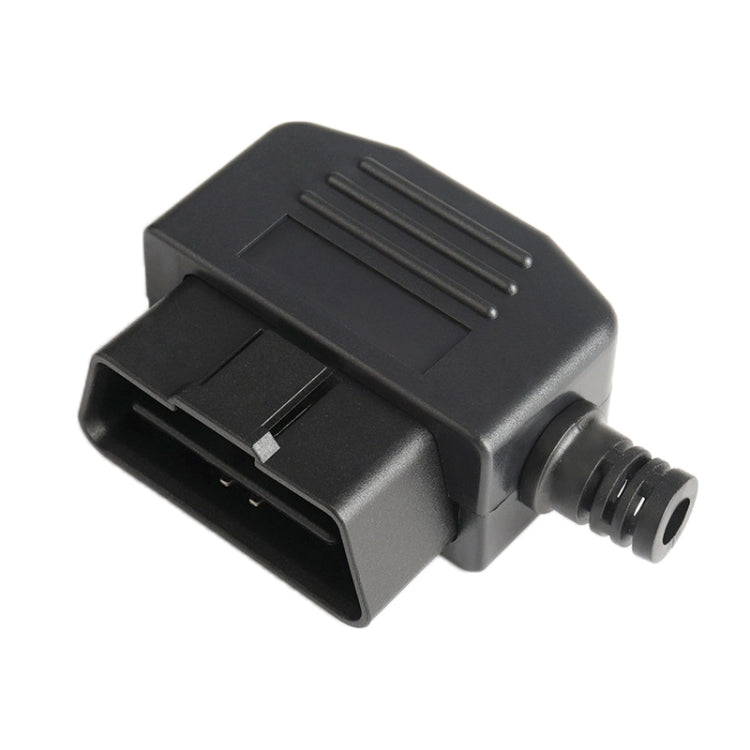 5 PCS 16PIN Car Male Connector OBD2 Connector Plug + Shell + Line Card + Screw OBD Plug J1962M, OBD Plug