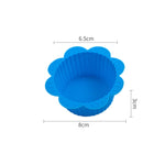 Bộ 20 khuôn làm bánh macaron hình ren silicone, khuôn cốc bánh, bánh pudding, bánh trứng, bánh muffin, giao màu ngẫu nhiên, 20 cái/bộ