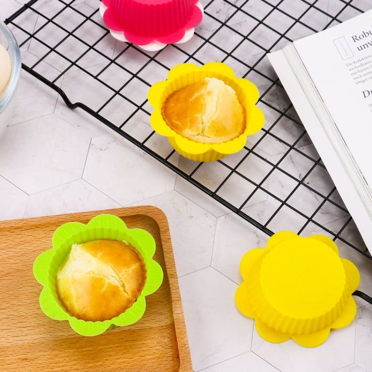 Bộ 20 khuôn làm bánh macaron hình ren silicone, khuôn cốc bánh, bánh pudding, bánh trứng, bánh muffin, giao màu ngẫu nhiên, 20 cái/bộ