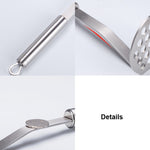 Dụng cụ nghiền khoai tây bằng thép không gỉ 304, dụng cụ bổ sung thức ăn cho bé, thép không gỉ 304