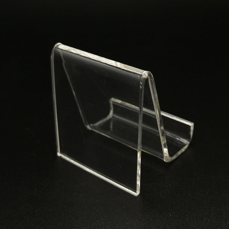 QH-040 10 PCS Acrylic Transparent Mobile Phone Display Stand