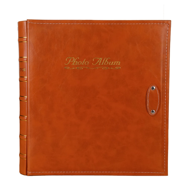 Album Ảnh PP Khe Giữa 6 inch 500 Tờ Bìa Da PU Phong Cách Cổ Điển Mạ Vàng, Màu Đỏ, Vàng, Xanh Dương, Đen, Be, Cam, Đỏ Đậm
