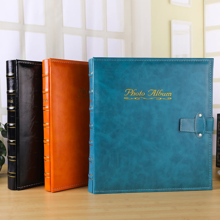 Album Ảnh PP Khe Giữa 6 inch 500 Tờ Bìa Da PU Phong Cách Cổ Điển Mạ Vàng, Màu Đỏ, Vàng, Xanh Dương, Đen, Be, Cam, Đỏ Đậm