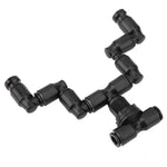 Đầu Phun Phun Sương Làm Mát Đôi Đầu Cho Bể Sinh Thái Rừng Mưa MS-PT03, Hộp Cho Thú Leo Núi, MS-PT03