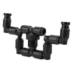 Đầu Phun Phun Sương Làm Mát Đôi Đầu Cho Bể Sinh Thái Rừng Mưa MS-PT03, Hộp Cho Thú Leo Núi, MS-PT03