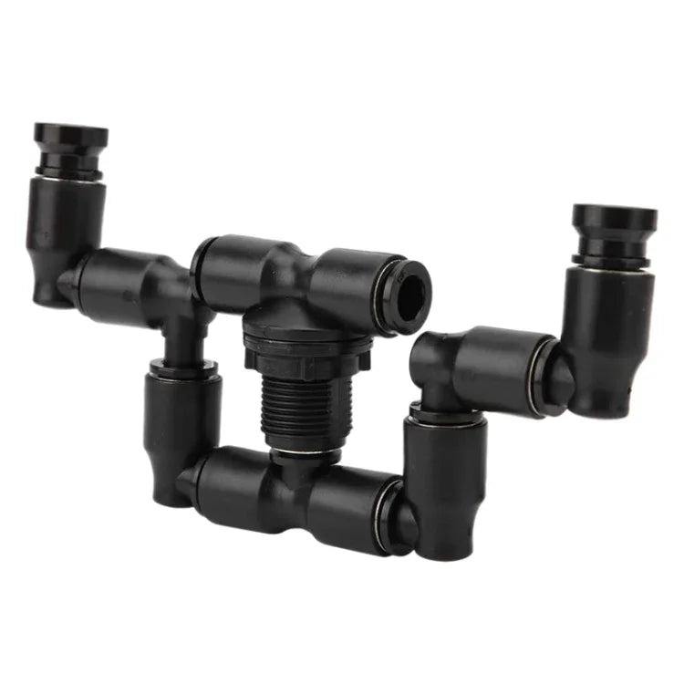 Đầu Phun Phun Sương Làm Mát Đôi Đầu Cho Bể Sinh Thái Rừng Mưa MS-PT03, Hộp Cho Thú Leo Núi, MS-PT03