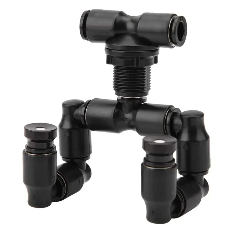 Đầu Phun Phun Sương Làm Mát Đôi Đầu Cho Bể Sinh Thái Rừng Mưa MS-PT03, Hộp Cho Thú Leo Núi, MS-PT03