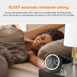 Loa Bluetooth đa chức năng X10 đèn LED ban đêm, đồng hồ báo thức, hỗ trợ thẻ TF, AUX và radio FM, phích cắm Mỹ, EU, Anh