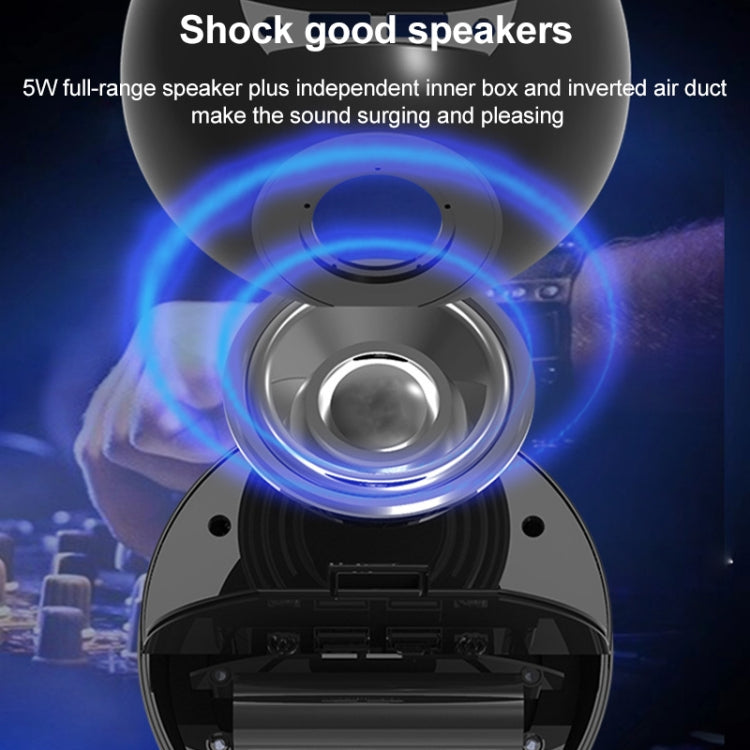 Loa Bluetooth đa chức năng X10 đèn LED ban đêm, đồng hồ báo thức, hỗ trợ thẻ TF, AUX và radio FM, phích cắm Mỹ, EU, Anh