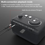 Loa Bluetooth không dây M9 đa chức năng, đồng hồ báo thức để bàn, hỗ trợ thẻ TF, USB và AUX, phích cắm Mỹ, EU, Anh