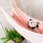 Xích đu trẻ em giỏ treo trong nhà ngoài trời, võng hoạt hình gia đình, 100x130cm màu hồng