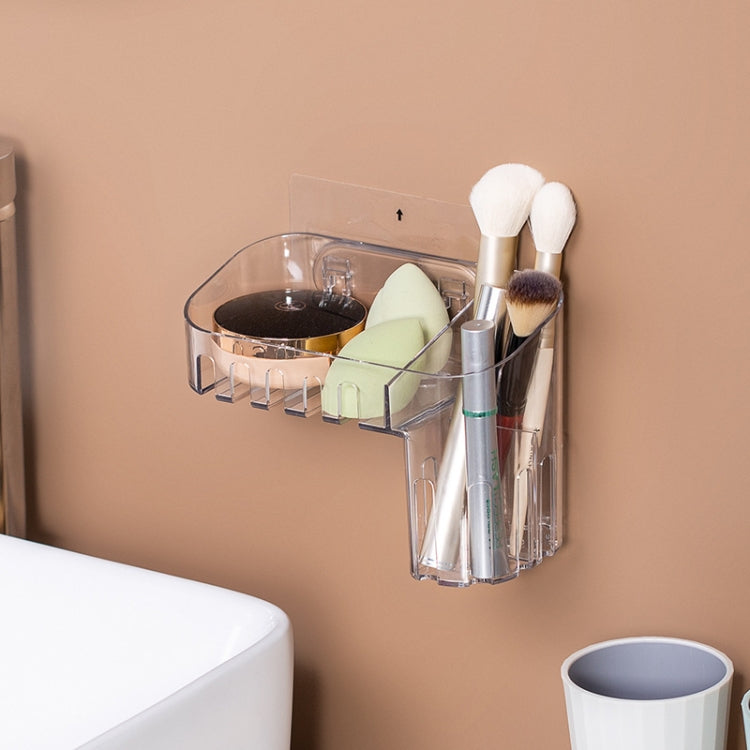 Hộp đựng đồ trang điểm và đồ dùng cá nhân bằng nhựa trong suốt có sticker ma thuật, kiểu nông