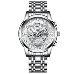 Đồng hồ quartz rỗng nam FNGEEN 4088 chống nước phát sáng cho học sinh, mặt vàng toàn bộ, mặt đen vàng toàn bộ, mặt đen thép đen với kim trắng, mặt đen thép đen với kim vàng, mặt vàng và vàng, mặt vàng đen