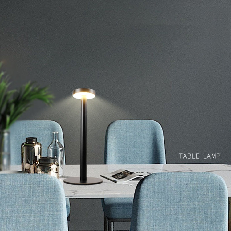 Đèn bàn LED chống nước bảo vệ mắt BC965 cho học sinh, đèn bàn cạnh giường, đèn bàn quầy bar, màu đen, trắng, họa tiết cẩm thạch mực
