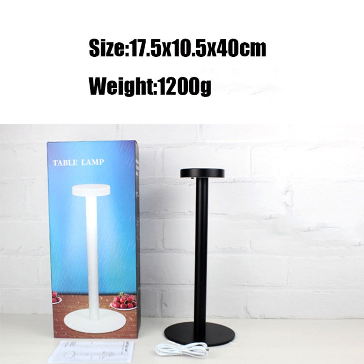 Đèn bàn LED chống nước bảo vệ mắt BC965 cho học sinh, đèn bàn cạnh giường, đèn bàn quầy bar, màu đen, trắng, họa tiết cẩm thạch mực