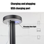 Đèn bàn LED chống nước bảo vệ mắt BC965 cho học sinh, đèn bàn cạnh giường, đèn bàn quầy bar, màu đen, trắng, họa tiết cẩm thạch mực