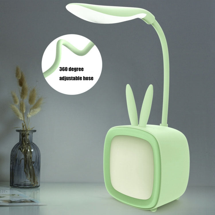2 chiếc đèn bàn USB hình thú cưng dễ thương, tiết kiệm năng lượng, bảo vệ mắt, đèn ngủ phòng ngủ ký túc xá, giao màu ngẫu nhiên, thỏ, gấu dễ thương, nai, Archie