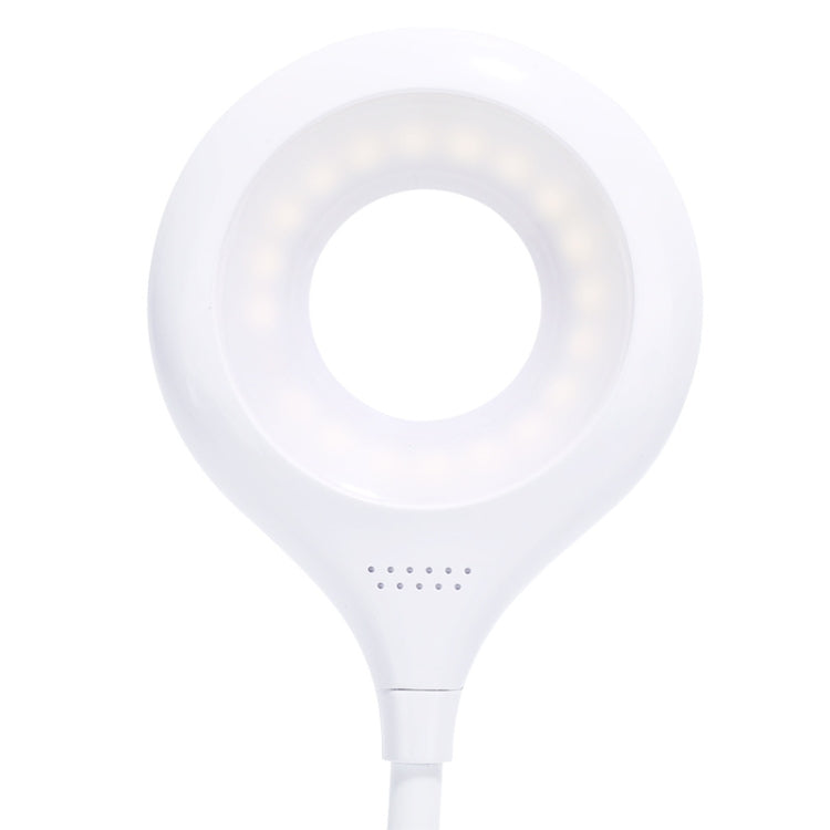 Đèn bàn sạc USB Deli 4326 điều chỉnh 3 cấp độ có vòng kèm giá đỡ bút