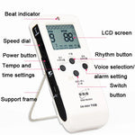 Metronome điện tử hát ENO EM-988A có thể sạc lại cho Piano/Đàn Guitar/Trống/Đàn Cổ Cầm/Đàn Violin, EM-988A (Màu hồng)