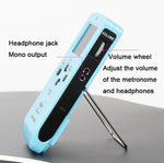 Metronome điện tử hát ENO EM-988A có thể sạc lại cho Piano/Đàn Guitar/Trống/Đàn Cổ Cầm/Đàn Violin, EM-988A (Màu hồng)