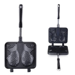 Khuôn bánh waffle hình cá, Khuôn nướng bánh cá chép biển, Dụng cụ gia đình, Khuôn waffle hình cá