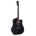 Đàn guitar acoustic dân gian cho người mới bắt đầu luyện tập và giảng dạy nhạc cụ dây, 41 inch (Màu đen), 41 inch (Màu vàng hoàng hôn)