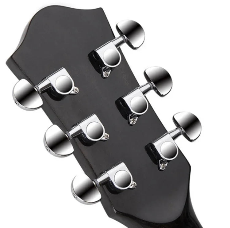 Đàn guitar acoustic dân gian cho người mới bắt đầu luyện tập và giảng dạy nhạc cụ dây, 41 inch (Màu đen), 41 inch (Màu vàng hoàng hôn)