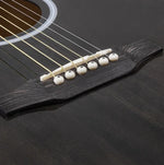 Đàn guitar acoustic dân gian cho người mới bắt đầu luyện tập và giảng dạy nhạc cụ dây, 41 inch (Màu đen), 41 inch (Màu vàng hoàng hôn)