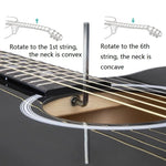 Đàn guitar acoustic dân gian cho người mới bắt đầu luyện tập và giảng dạy nhạc cụ dây, 41 inch (Màu đen), 41 inch (Màu vàng hoàng hôn)