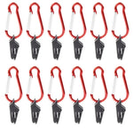 20 kẹp cố định dây căng lều cắm trại ngoài trời, kẹp điểm kéo mái che nướng BBQ