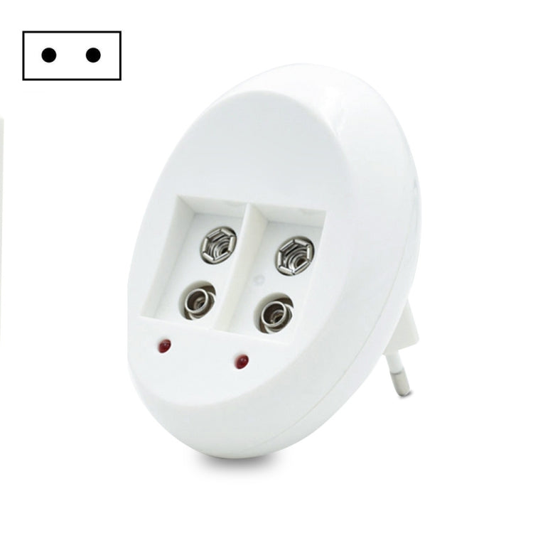 Pin sạc L-ion 9V 6F22, bộ sạc pin lithium 9V, phích cắm US, phích cắm EU