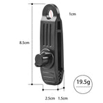Bộ 10 kẹp chống gió mái che cắm trại ngoài trời, kẹp nhựa điểm kéo bổ sung, kẹp cố định bạt chống mưa, kẹp B, kẹp B + bóng nảy