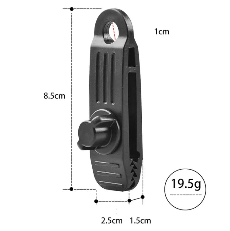 Bộ 10 kẹp chống gió mái che cắm trại ngoài trời, kẹp nhựa điểm kéo bổ sung, kẹp cố định bạt chống mưa, kẹp B, kẹp B + bóng nảy