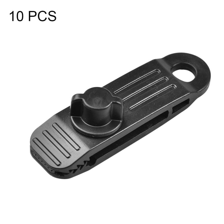 Bộ 10 kẹp chống gió mái che cắm trại ngoài trời, kẹp nhựa điểm kéo bổ sung, kẹp cố định bạt chống mưa, kẹp B, kẹp B + bóng nảy
