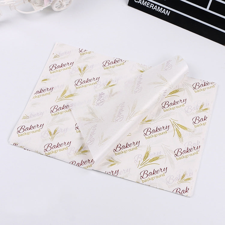100 tờ / gói Giấy chống dầu cho bánh, giấy đóng gói, giấy đĩa, giấy hamburger, màu: Báo cổ điển, Báo cổ điển, Màu bánh ngọt, Tháp cam, Tiếng Anh trắng, Tiếng Anh cà phê, Tiếng Anh lúa mì, Trắng tinh khiết, Giấy kraft dày, Tháp xám