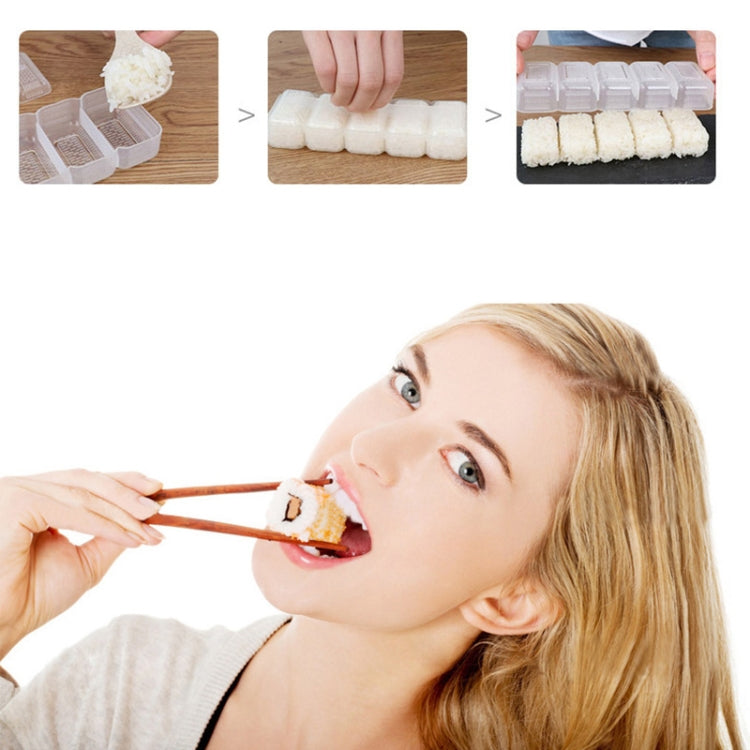 4 bộ khuôn làm cơm viên sushi Bento DIY cho trẻ em, tam giác lớn nhỏ