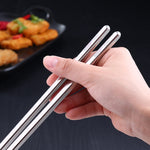 1 đôi đũa kéo dài bằng thép không gỉ, chống trượt, chống bỏng, đũa dài dùng cho mì và lẩu, dài 36cm