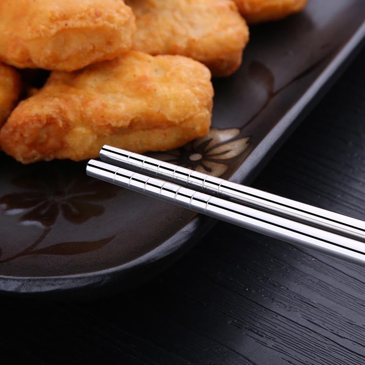1 đôi đũa kéo dài bằng thép không gỉ, chống trượt, chống bỏng, đũa dài dùng cho mì và lẩu, dài 36cm
