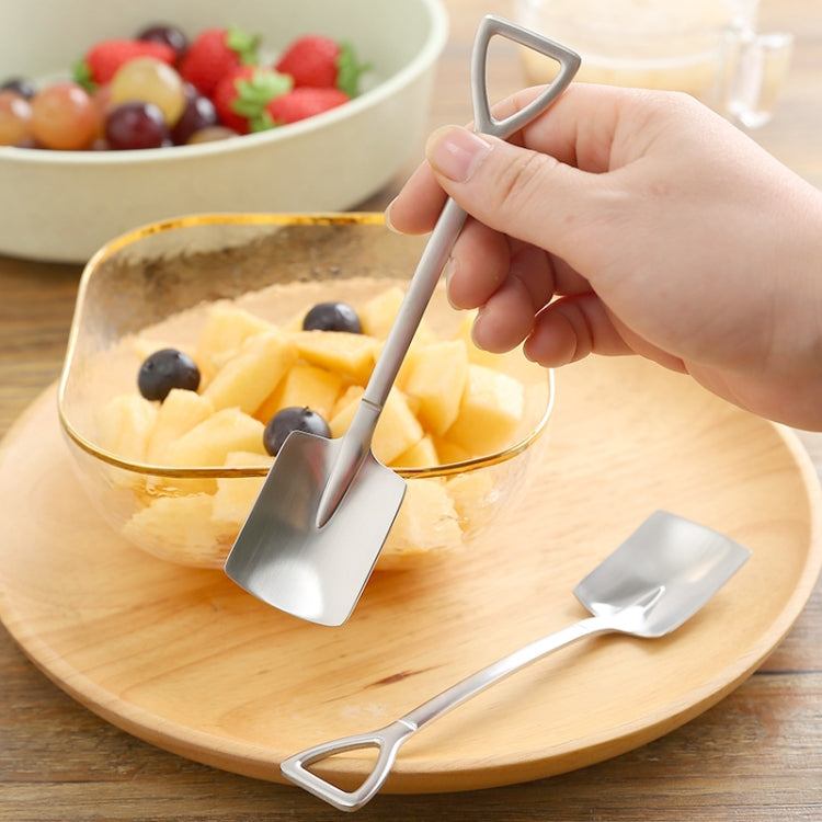 Muỗng Xẻng Đầu Vuông Dễ Thương Phong Cách Cổ Điển Thép Không Gỉ 410