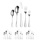 Bộ dao ăn bít tết bằng thép không gỉ 20 trong 1, Màu thật, Vàng, Vàng hồng, Nhiều màu, Đen